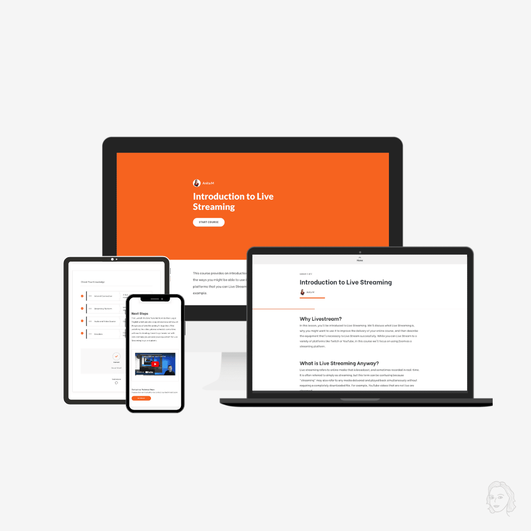 Intro to Live Streaming Course - Rise 360 | AnitaM