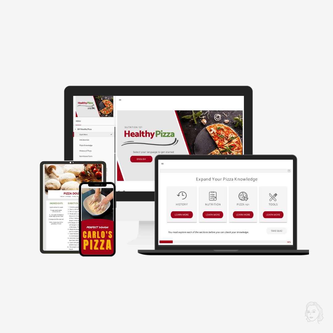 Healthy Pizza Course - Storyline 360 | AnitaM