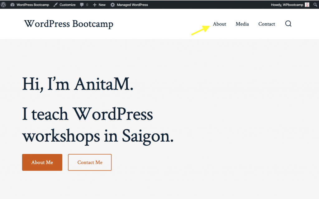 Website Navigation Menu | AnitaM