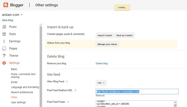 AnitaM | Switch from Blogger to WordPress