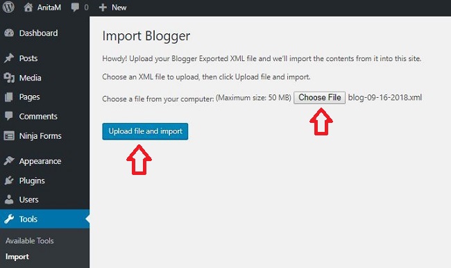 AnitaM | Switch from Blogger to WordPress