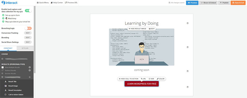 AnitaM | How to grow your mailing list with interactive quizzes