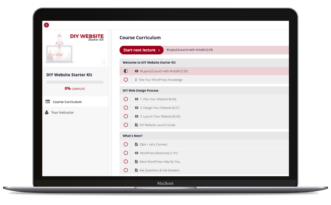 DIY Website Starter Kit for Solopreneurs | AnitaM