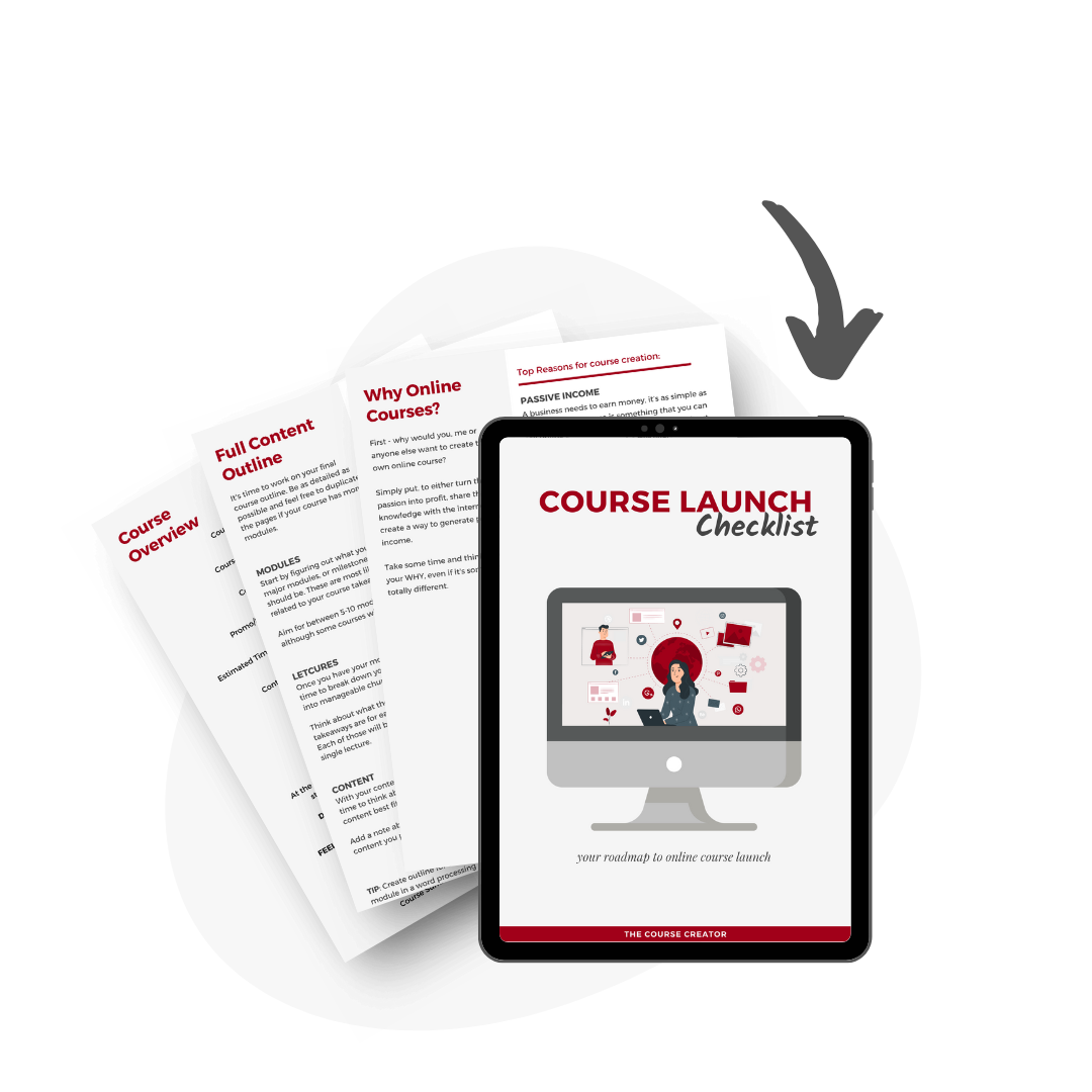Course Launch Checklist (Freebie) | AnitaM
